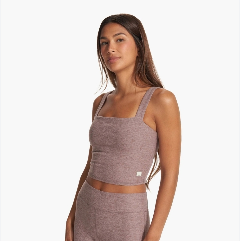 Vuori Elevation Square Neck Tank | Color: Hazel Heather | Size: XS